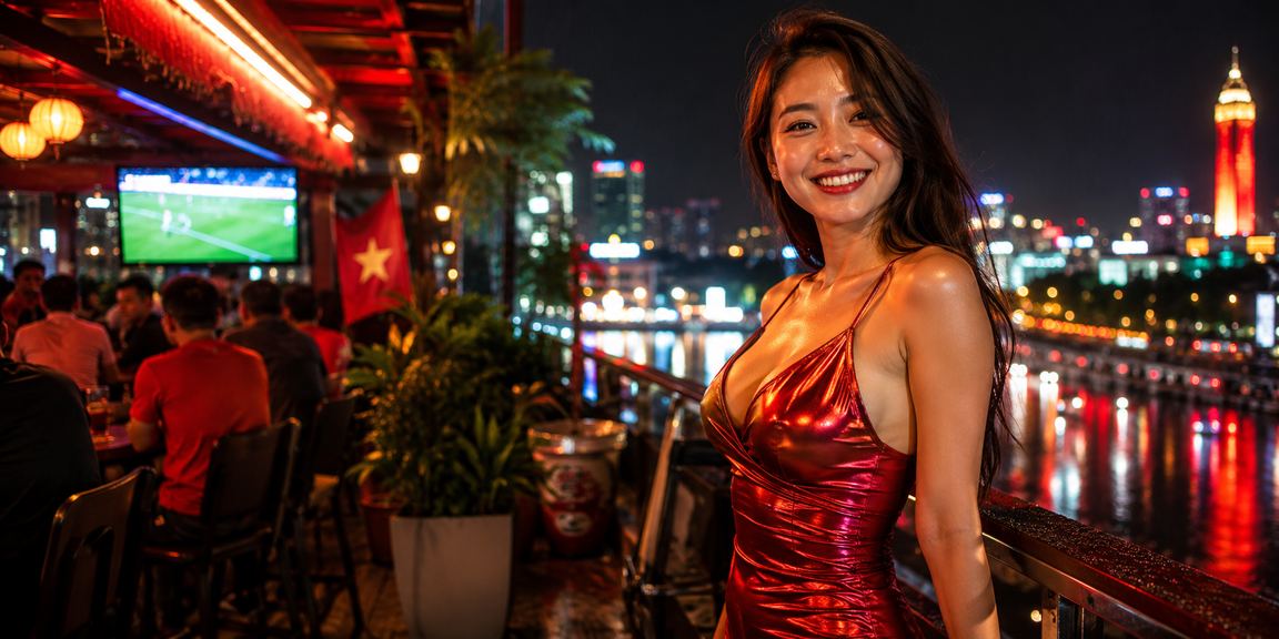 Phố neon Hà Nội về đêm gợi nhớ không khí cá cược bóng đá sôi động tại k10